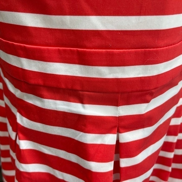 GAP Vintage 2013 Red Stripe Strapless Dress M - Picture 8 of 10